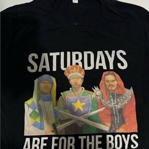 Barstool sports Saturdays are for the boys xl tshirt